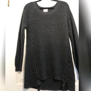 Oversized gray sweater